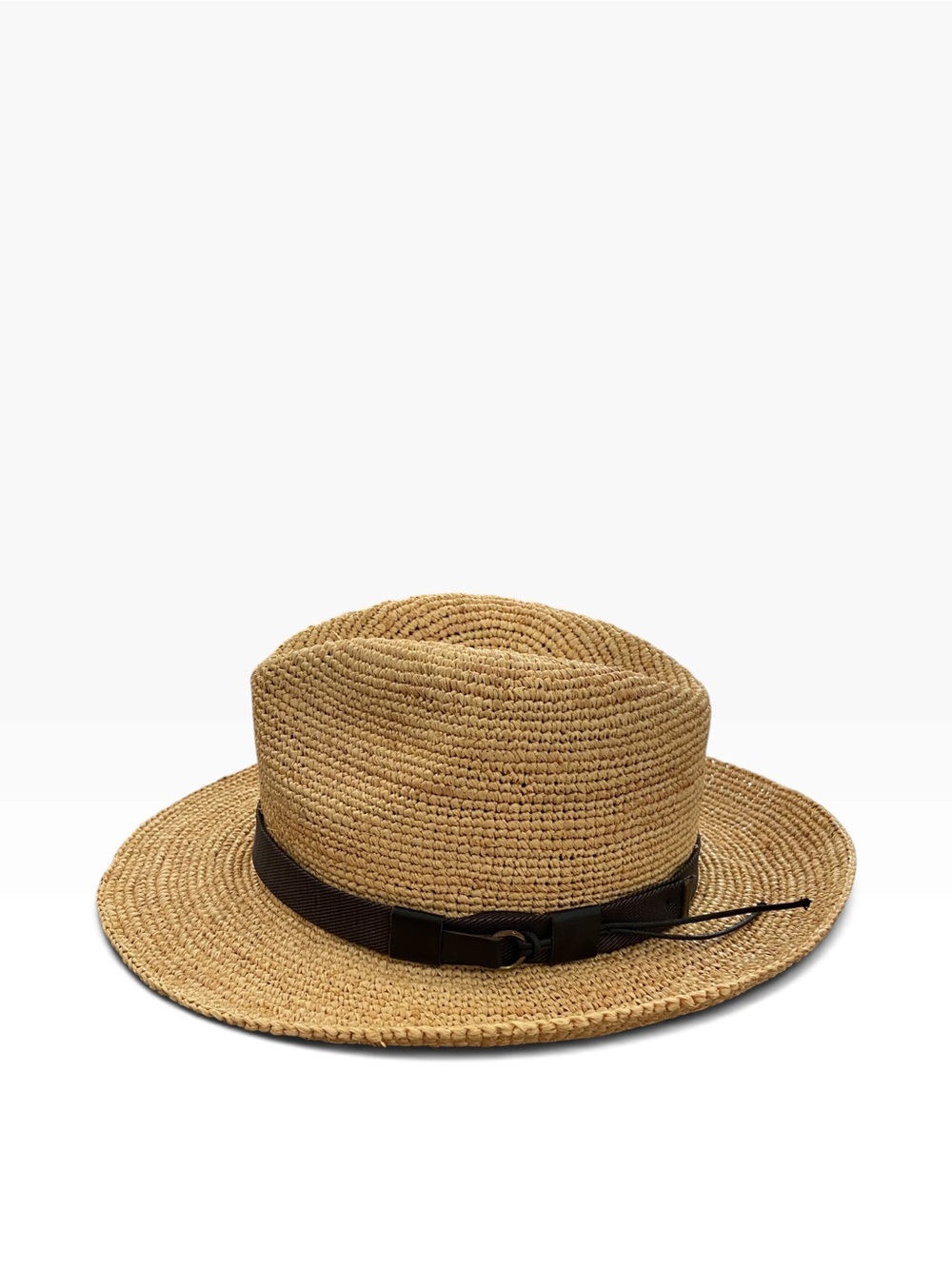 Catarzi 1910 Raffia Crochet Safari Fedora